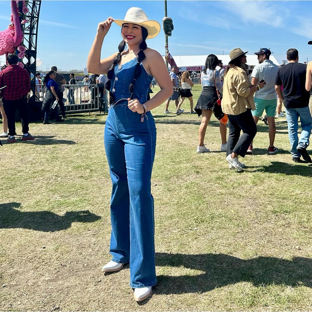 Stylish Blue Denim Jumpsuit